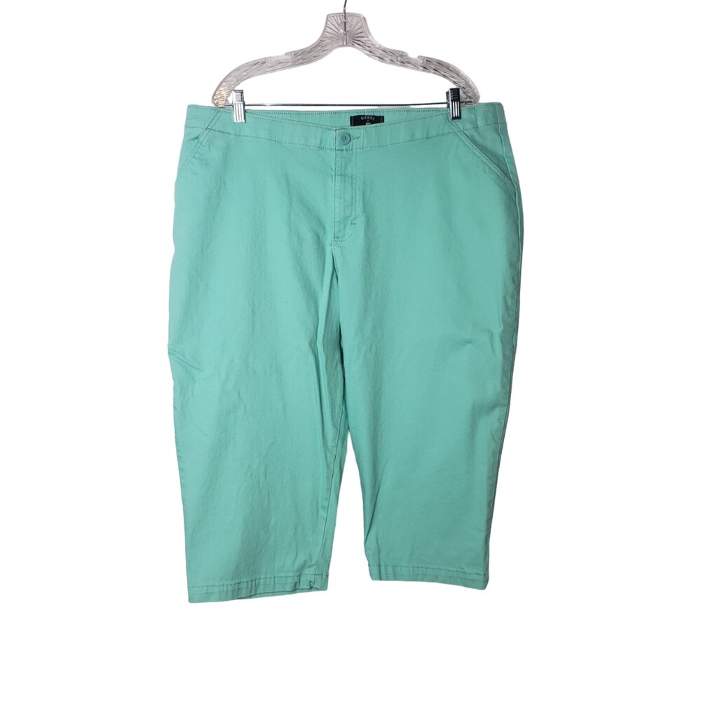 Lee Riders Mint Green Capri Jeans Crop Pants Plus Size 20W
